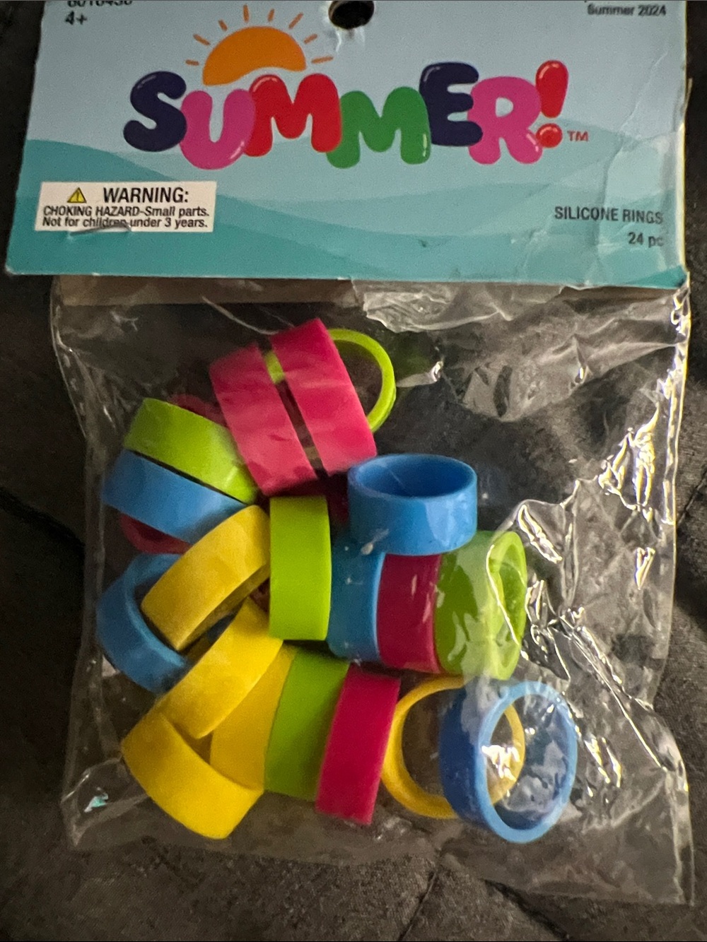 SUMMER! Colorful Silicone Rings - Bright Multi-Color Pack